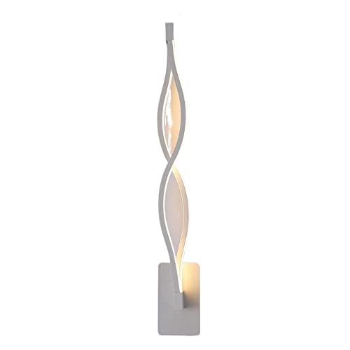 Lampe murale LED 24W en torsion légère pour un éclairage intérieur sans ombre