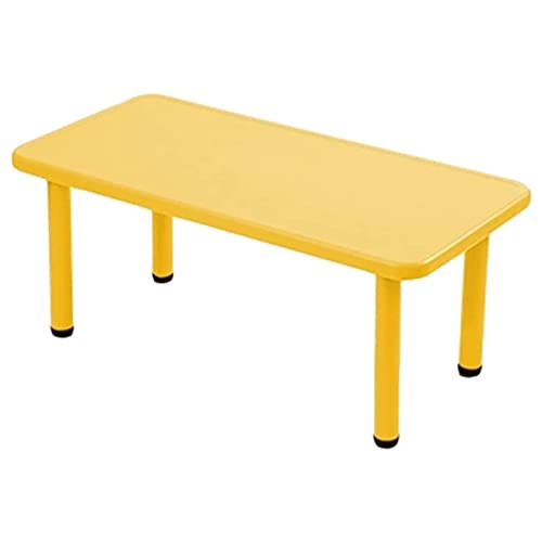 X IANGYU Kids Table Square Plastic Table Writing Study Desk Height-Adjustable 120CM