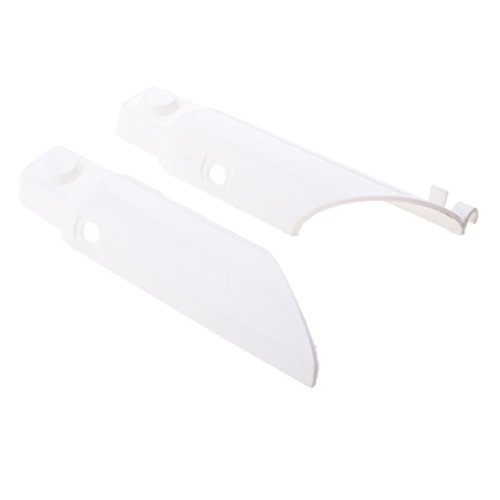 Flameer 2 Pieces Fork Guard Cover Replacement Plastic Motorcycle Front Fork Guard Dust Protector Cover For Honda Crf50 Crf 50 - White #TOP7