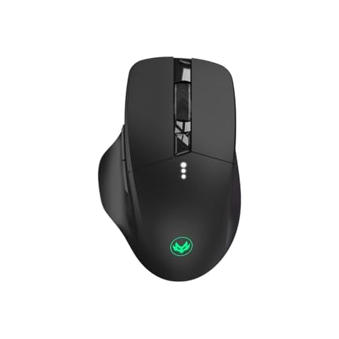 KAIGERR Wireless Mouse for Laptop, Desktop, PC 2.4G Optical Mouse with 3 Adjustment Levels Long Battery Life Type-C Recharge Cover