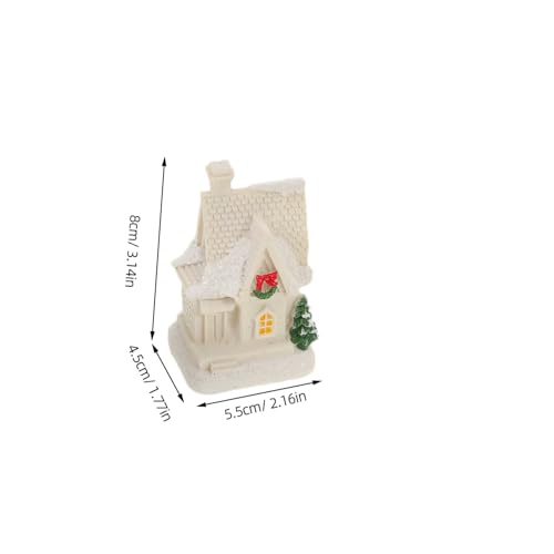 Decoración Navideña para Casa de Muñecas con Miniaturas de Resina y Adornos de Jardín 3