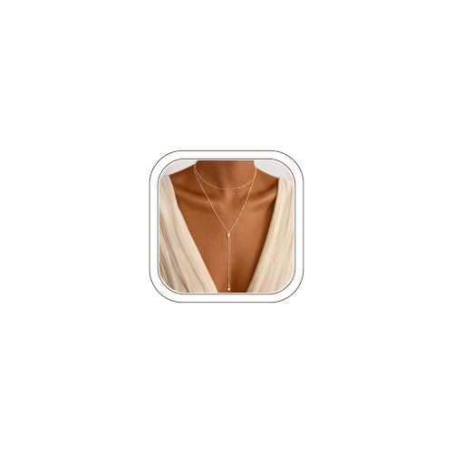 Kakonia Collier Femme Or Sautoir Femme Long Dainty Collier Y Bijoux, Perle