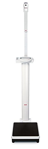 Seca Scales 7691321994 Scale Digital With Height Rod With Wheels BMI Ea