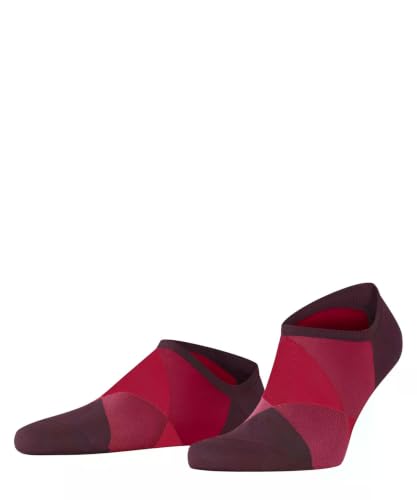 Burlington Clyde M SN algodón corte con estampado 1 par, Calcetines cortos Hombre, Rojo (Claret 8375), 40/46 EU