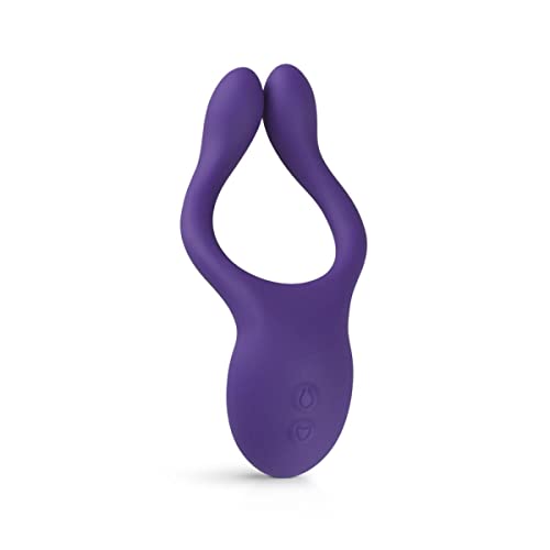 Teazers Couples Vibrator - Multifunctional Sex Vibrator for Women and Men - Sex Toys for Couples to Stimulate all Sensitive Spots - Adult Sex Toys – Purple