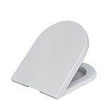 Photo Gallery sinobath sedile wc in duroplast a forma di d con cerniere in acciaio inox e chiusura morbida (bianco) Photo Gallery sinobath sedile wc in duroplast a forma di d con cerniere in acciaio inox e chiusura morbida (bianco)