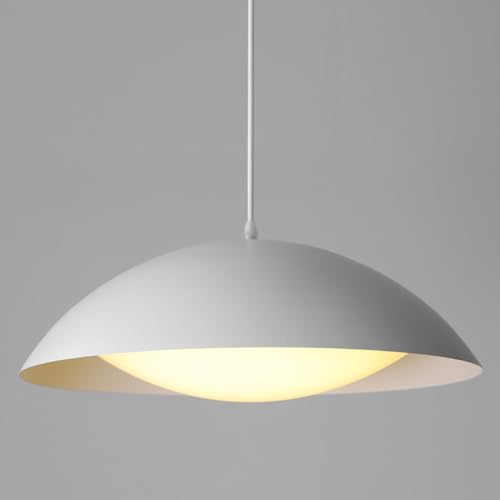 Lampe Suspendu de Plafond LED Moderne en Métal Noir au Design Industriel
