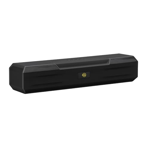 Image of OOGE Vibebox 7000 Bluetooth Speaker, 15W Portable Wireless Speaker with TWS Connection, Type-C Charging, AUX Input, FM Radio, USB & TF Card Support, 8H Playtime (Movie,Music Modes) (Black)