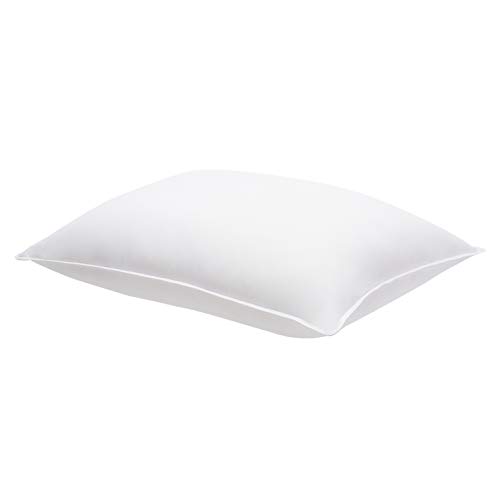 Amazon Basics Down Alternative Bed Pillow, Medium Density for Back and
