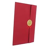 Conception attrayante : présente une conception magnifiquement conçue qui améliore l'apparence générale de vos certificats, leur donnant un aspect, certificat patient pliable, dossiers de certificats