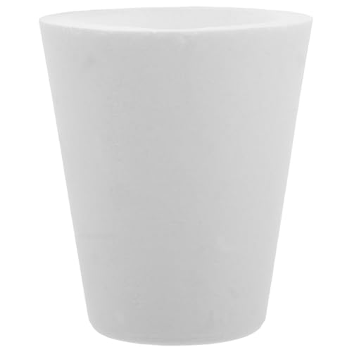 Crisol para fundir metal de cuarzo blanco resistente para laboratorios