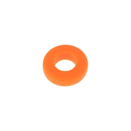 WSQHAO Amortiguador de Raqueta Tenis, amortiguadores vibración Profesionales Coloridos, Accesorios for, 16 Uds para Tenis(Orange)