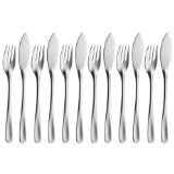 WMF Fischbesteck 12-teilig Ambiente Fischgabel Fischmesser Cromargan protect Edelstahl rostfrei extrem kratzbeständig poliert