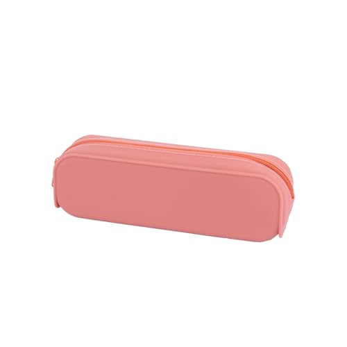 Estuche de silicona para lápices, soporte rectangular de gran capacidad, lavable, bonito organizador de papelería para oficina y escuela, b, Estuche para lápices