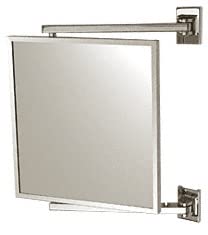 Crl Chrome 11" X 11" Pivot-N-View Mirror #TOP5