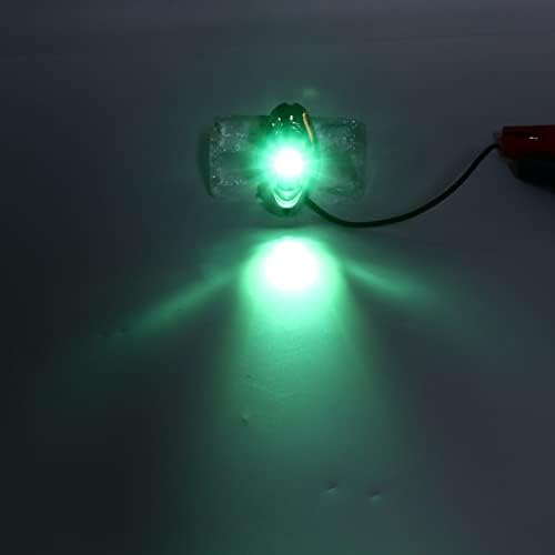 Miniatura 8 de Evgatsauto Luz de navegación de barco, 316 de acero inoxidable almohadilla de goma luz de arco Led verde rojo Ip66 1 milla náutica visibilidad vela