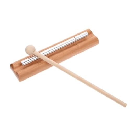 Energy Chime,Timbre De Percusión Solo,Chimes De Musicales con Tono,Campanas Tubulares,Campana De Meditación con Mazo,para Niños,Yoga,Gestión De Aula,Kiuiom
