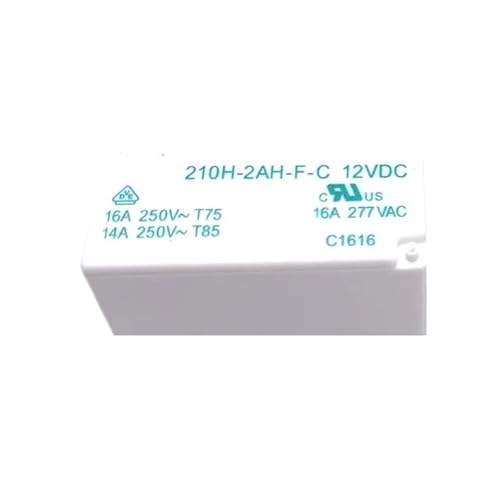 Relais DC12V 210H-2AH-F-C 16A composant électronique de rechange 6 broches