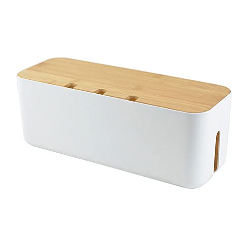 Kabelbox Mit Deckel - Ordnungsbox Für Steckdosenleisten & Kabel