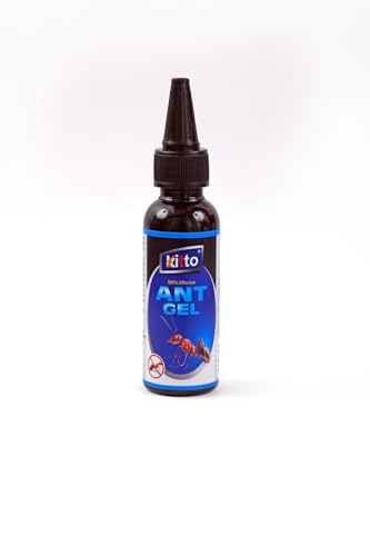 KITTO Ant Killer Gel | Ultra-Strong Ant Repellent for Indoor & Outdoor Use | Fast-Acting Ant Poison Gel in Bottle for Home Garden & Kitchen | Safe & Effective 50g