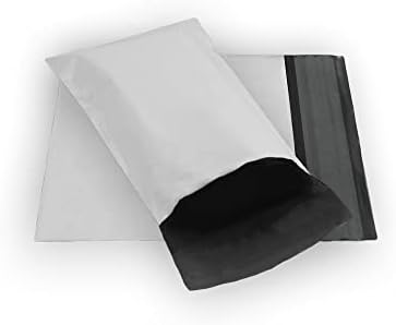 100 EcoSwift 5 x 7 White Small Poly Mailer Size #0 Self Sealing Envelopes Plastic Shipping Mailing Bags 5x7 2.35 mil