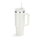 JOZELNK 40oz Tumbler with Handle, Insulated Big Mug wtih Straw and Lid, Stainless Steel Double Wall