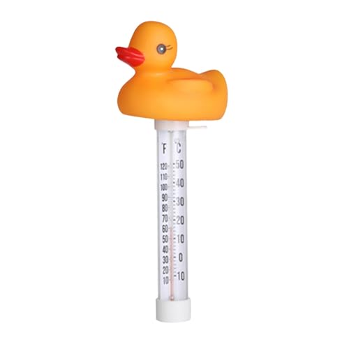 Sharplace Thermomètre de piscine flottant facile à lire, design animal amusant, thermomètre à eau, jauge de température de l'eau pour étang à poissons,...