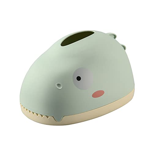 LICHENGTAI Taschentücher Box, Creative Cartoon Dinosaurier Tissue Box, Kawaii Taschentuchspender Papierhandtuch Box Cartoon Tissue Container für Home Office Auto Tissue Cover