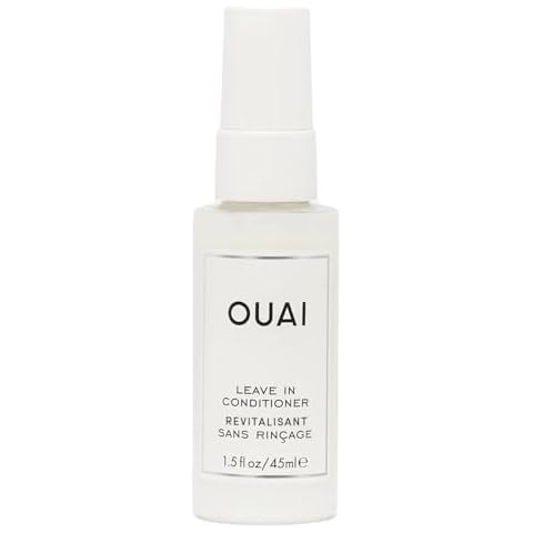 OUAI Leave In Conditioner & Heat Protectant Spray Cover