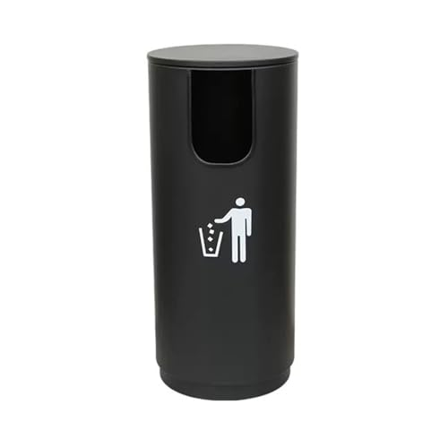 Poubelles intérieures et extérieures en métal pour un jardin propre