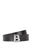 cinturon elastico negro fiesta  BOSS B_Icon Belt 3,5cm Cinturón, Black1, 80 para Mujer