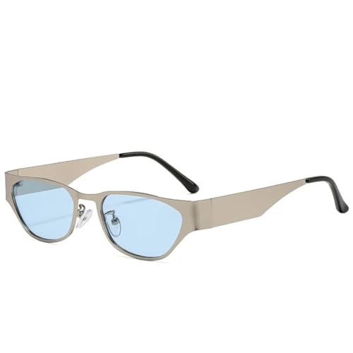 Lunettes de soleil œil de chat protection UV400 monture métal