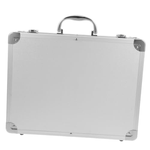 NUOBESTY Aluminum Carrying Case Portable Shockproof Briefcase for Tools Accessories Capacity Hard Case Organizer for Professionals and DIY Enthusiasts