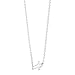 Silpada Sideways Cross Necklace for Women, White .925 Sterling Silver, Jewelry Gift Ideas, 'Simplex', 16