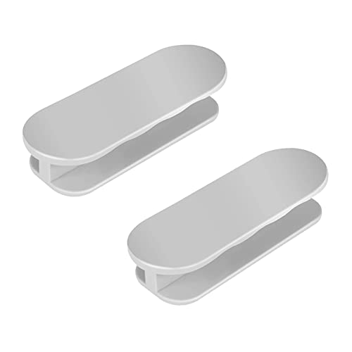 HY HUIJUN Lot de 2 poignées de porte de balcon, poignée de porte, poignée de porte autocollante sans effort, poignées d'armoire, poignée de meuble en plastique, porte en verre, poignée de fenêtre