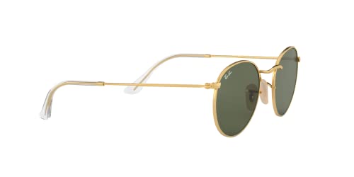 Ray-Ban RB3447NL ROUND FLAT Óculos de Sol Unissex Ouro