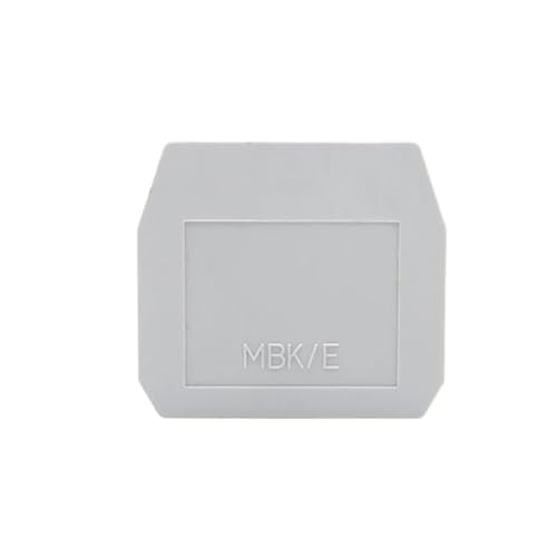 Mini-borniers MBK3/EZ pour rail DIN 2.5 mm² | Lot de 10 caches d'extrémité