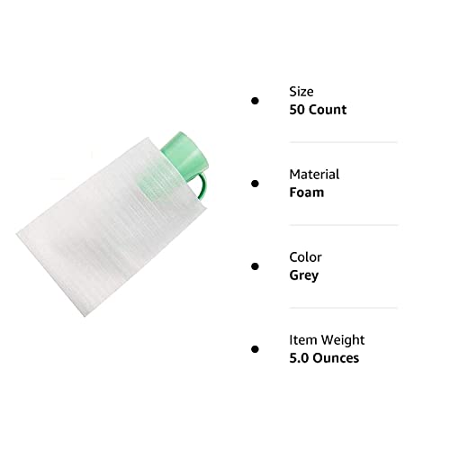 50 Cushion Foam Pouches 7-1/2" X 12", Foam Wraps Cup Pouches, Protect Mug, Glasses, China, And Dishes, Packing Supplies, Packing Cushioning Supplies For Moving (50 Pack) (50 Count) #TOP3