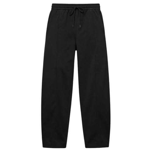 Boys Baggy Sweatpants Casual Fleece Straight Leg Sweat Pants With Pockets - image 5