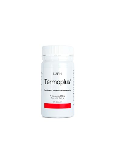L2PH - Termoplús, Complemento Alimenticio a base de L-Carrnitina, Alga Wakame, Garcinia Cambogia, Guaraná y Naranja Amarga, Estimula el Metabolismo, Controla tu peso - 30 Cápsulas