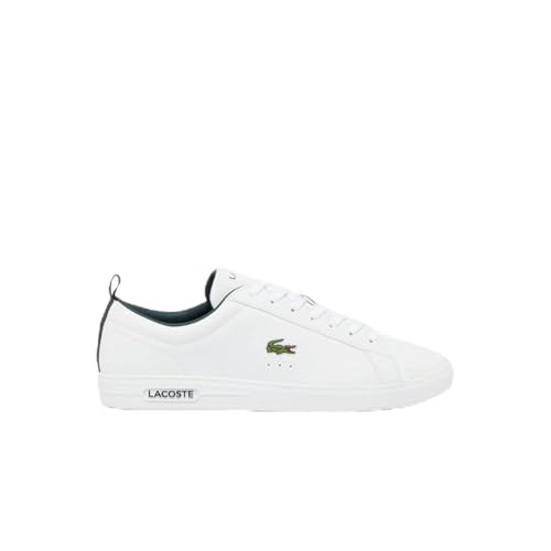 Lacoste Zapatillas CarnaBase para hombre, Blanco y verde., 43 EU