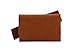 Handbag Republic Women Purse Vegan PU Leather Fashion Evening Clutch Bag Messenger Style With Cute Bow Tie (Brown)