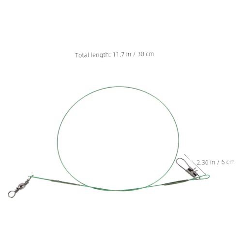 Conector y líder de alambre para pesca miniatura 2