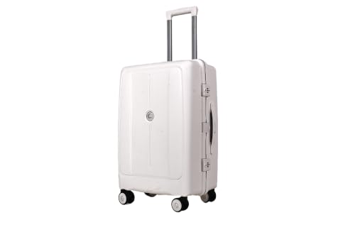 Image of Tokyo Premium Trolley Bag, Large-White | Zipperless Design, TSA Lock, White, Cabin Medium Large 3pc Set Available
