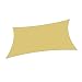 Alion Home © Terylene Waterproof Woven Sun Shade Sail - Desert Sand (13 ft 1" x 9 ft 10" Rectangle)