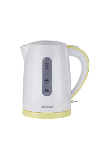 Zelmer ZCK7616L - Elektrischer Wasserkocher, 1,7 l, 2200 W, Verbrühschutzfilter, automatische Abschaltung, BPA-frei…