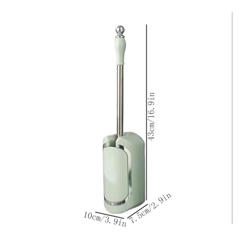 Brosse de toilette murale à long manche et base de vidange - 3