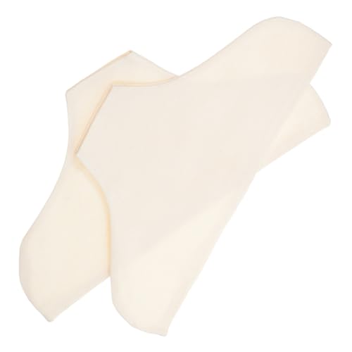 JUMPLAWN 2pcs Suit Shoulder Covers for Clothes Hangers Slip Protection for Pants Jackets Closet Storage Accessories with Wooden Frame