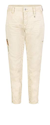 MAC Jeans Damen Rich Cargo Straight Jeans, Beige (Smooth Beige 214v),...