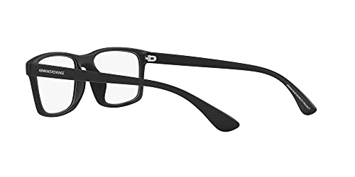 Image of Armani Exchange mens Ax3083u Universal Fit Rectangular Prescription Eyewear Frames